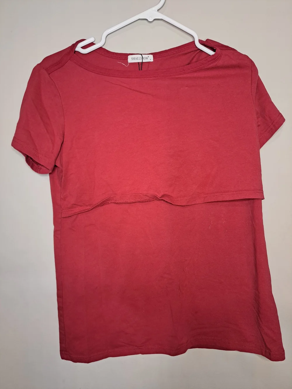 Smallshow Red Medium  Breastfeeding Top